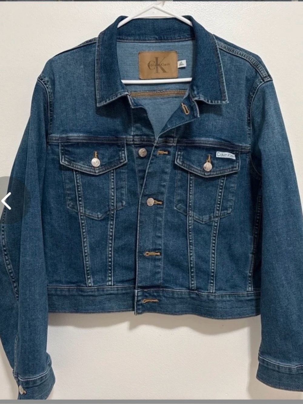 Calvin Klein Women's Blue Denim Jacket size XS